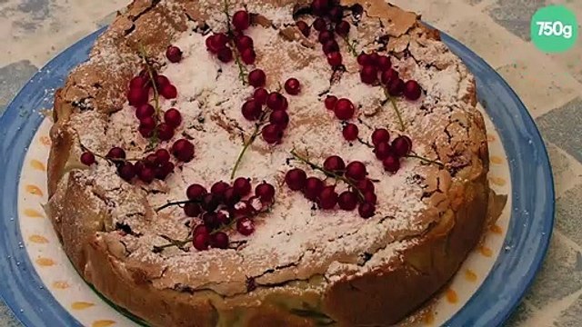 Gâteau meringué aux groseilles