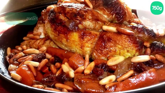 Tajine de coquelet au miel et ses carottes confites pour duo en amoureux