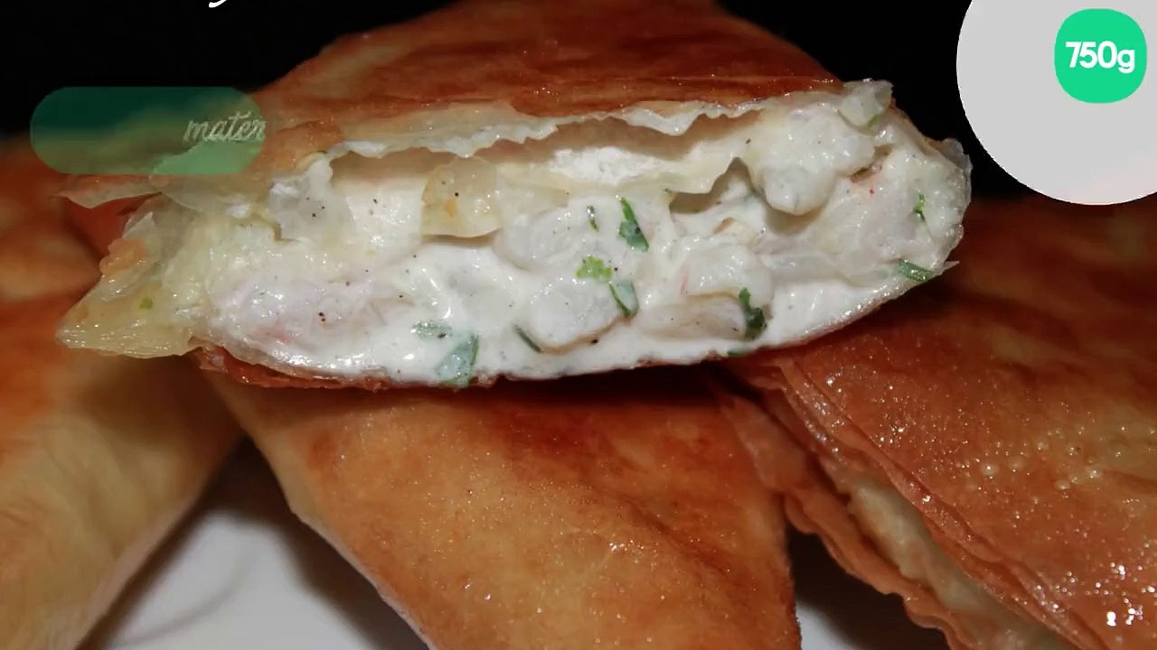 Bricks aux crevettes et philadelphia