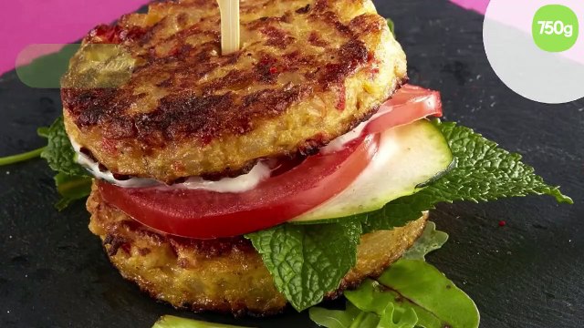 Burger végétarien façon tortilla