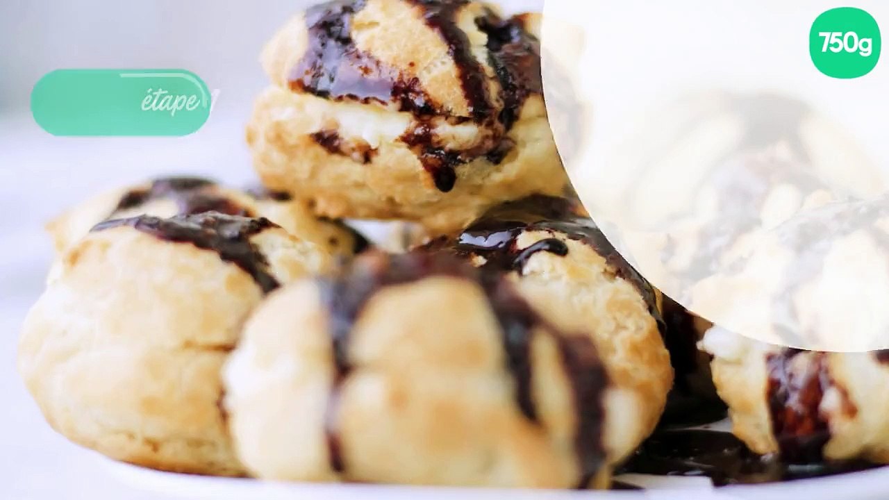 Profiteroles au chocolat