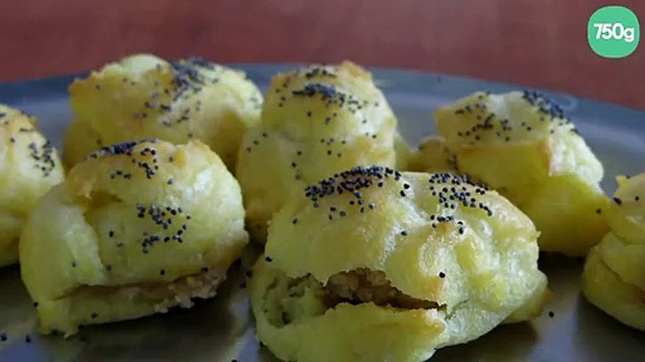 Petits choux apéritifs au foie gras