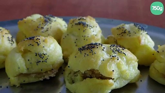 Petits choux apéritifs au foie gras