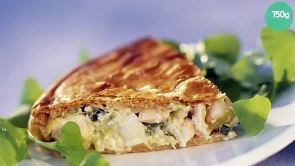 Tourte aux deux saumons