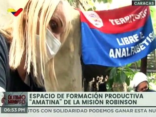 Misión Robinson impulsa formación productiva agrícola en urbanismo Amatina de Caracas
