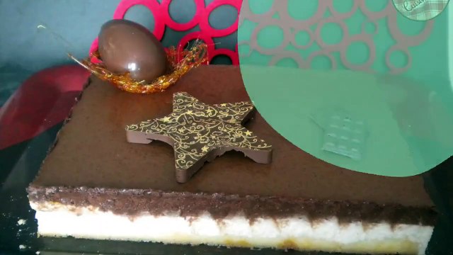 Entremets poire chocolat
