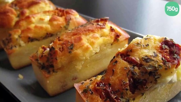 Mini cake tomates séchées et féta