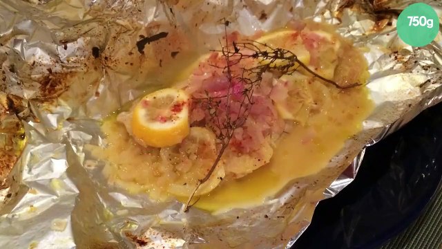 Papillotes de lieu noir aux agrumes