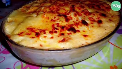Gratin de gnocchi sauce Alfredo