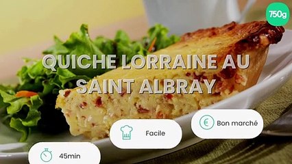 Quiche lorraine au Saint Albray