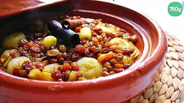 Tajine d'agneau aux raisins secs et oignons caramélisés
