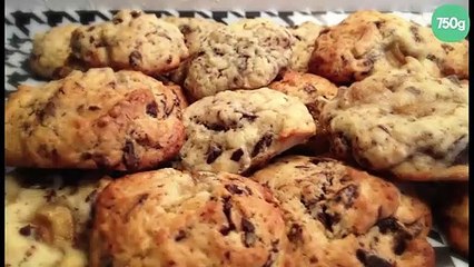 Cookies au chocolat et à la banane
