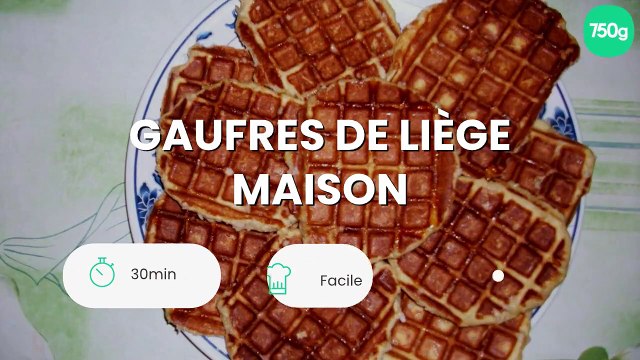 Gaufres de Liège maison
