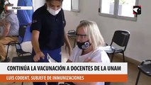 Continúa la vacunación a docentes de la UNaM