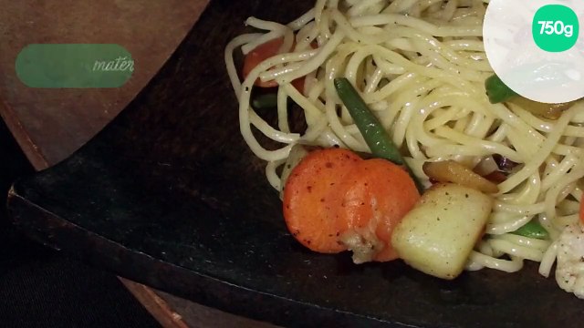 Spaghettis aux légumes façon Asiatique