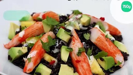 Salade chic au surimi