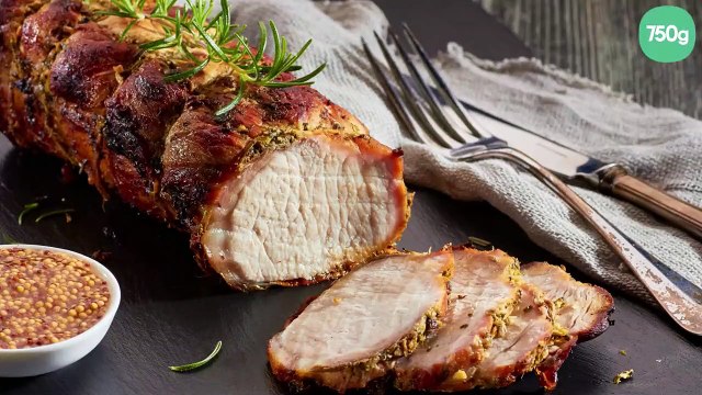 Filet mignon de porc en croûte de thym romarin et fenouil