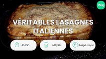 Véritables lasagnes Italiennes