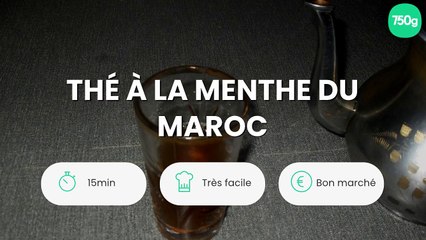 Thé à la menthe du Maroc
