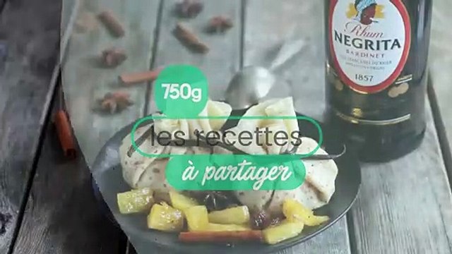Aumônières à l'ananas et aux épices
