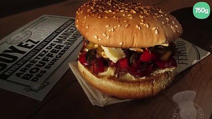 Hamburger aux légumes du soleil