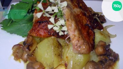 Cuisse de dinde rôti aux épices
