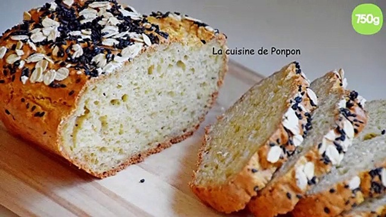 Pain à la farine de riz et tapioca, sans beurre, sans gluten et sans levure!