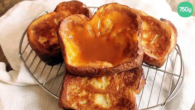Brioche perdue au caramel beurre salé