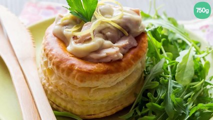 Vol-au-vent au poulet citronné