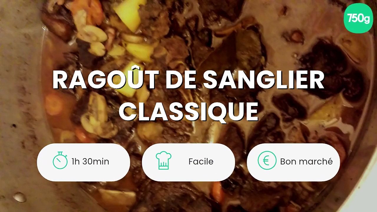 Ragoût de sanglier classique