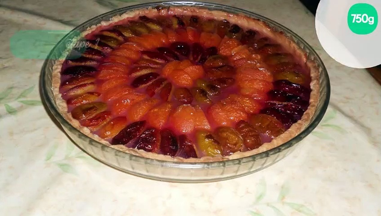 Tarte prune abricot