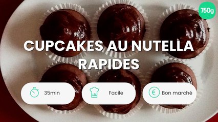 Cupcakes au nutella rapides