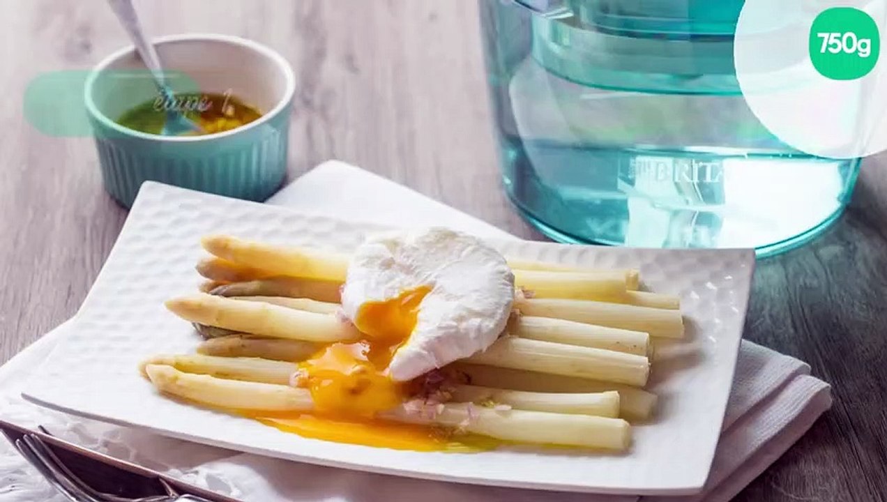 Asperges blanches & œufs pochés