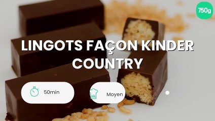 Lingots façon kinder country