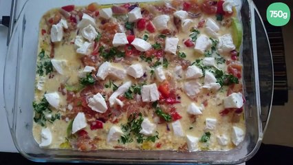 Gratin de courgettes (allégé)