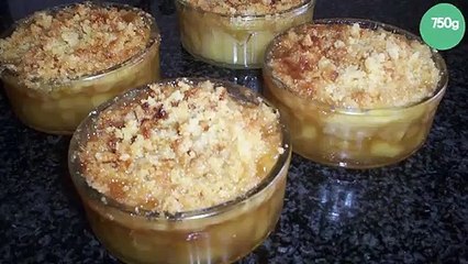 Crumble pommes-caramel