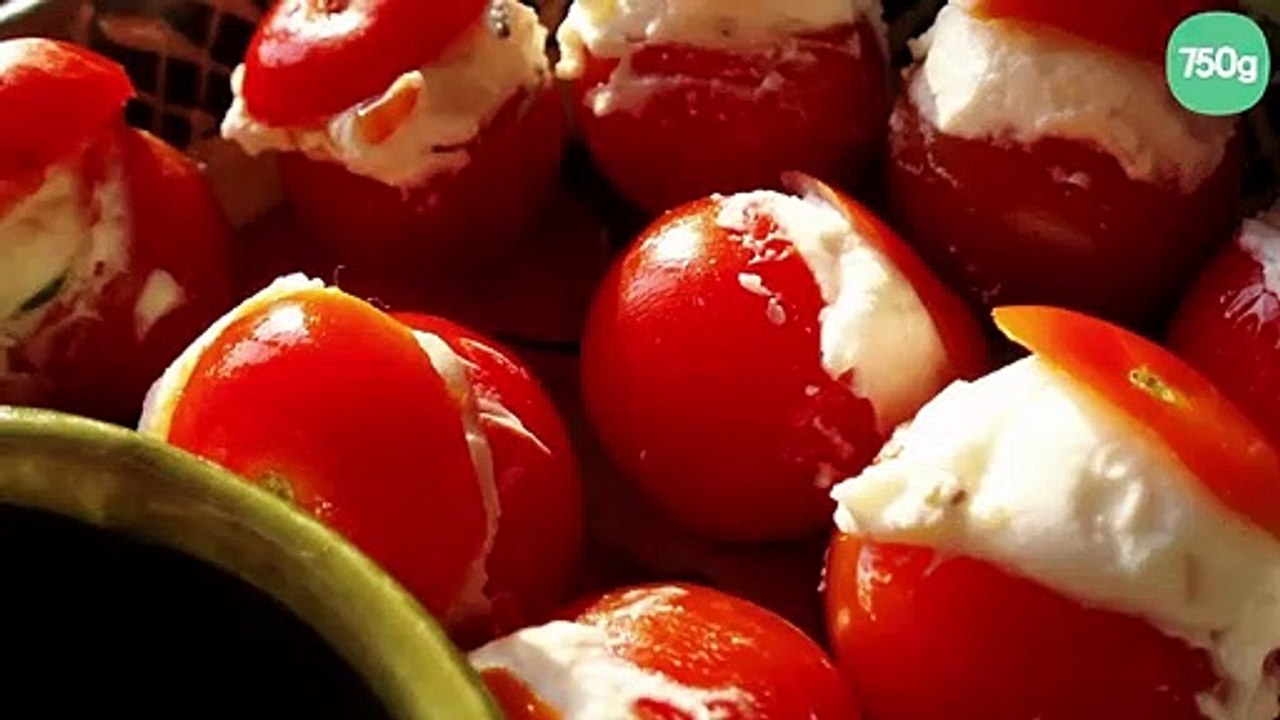 Tomates cerises garnies