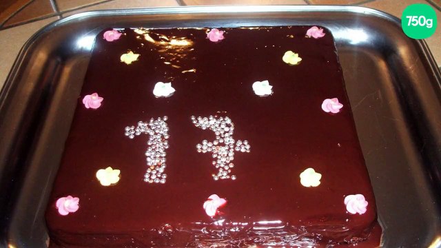 Gâteau au chocolat hyper fondant