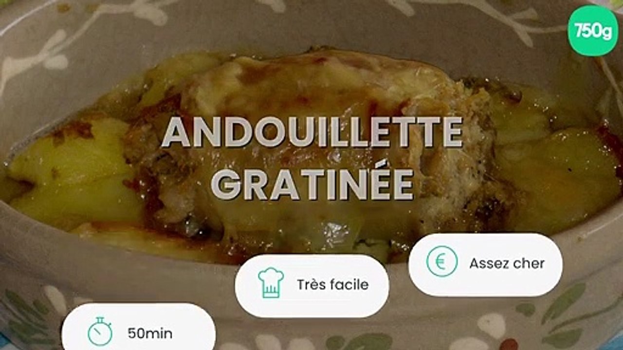Andouillette gratinée