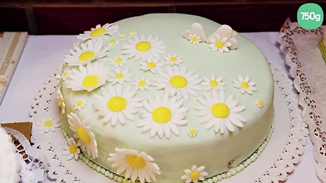 Gâteau américain aux 3 chocolats et pâte à sucre