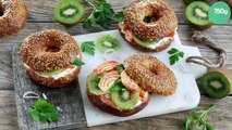 Bretzel-bagels au fromage et Kiwi de l'Adour IGP