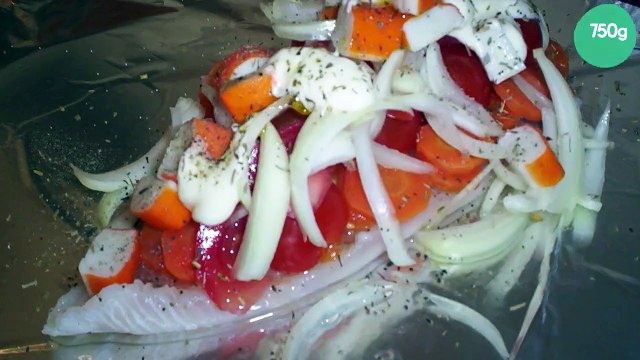 Papillotes de poisson aux petits légumes
