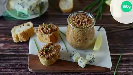 Rillettes de sardines à la fourme d'Ambert et aux poivrons