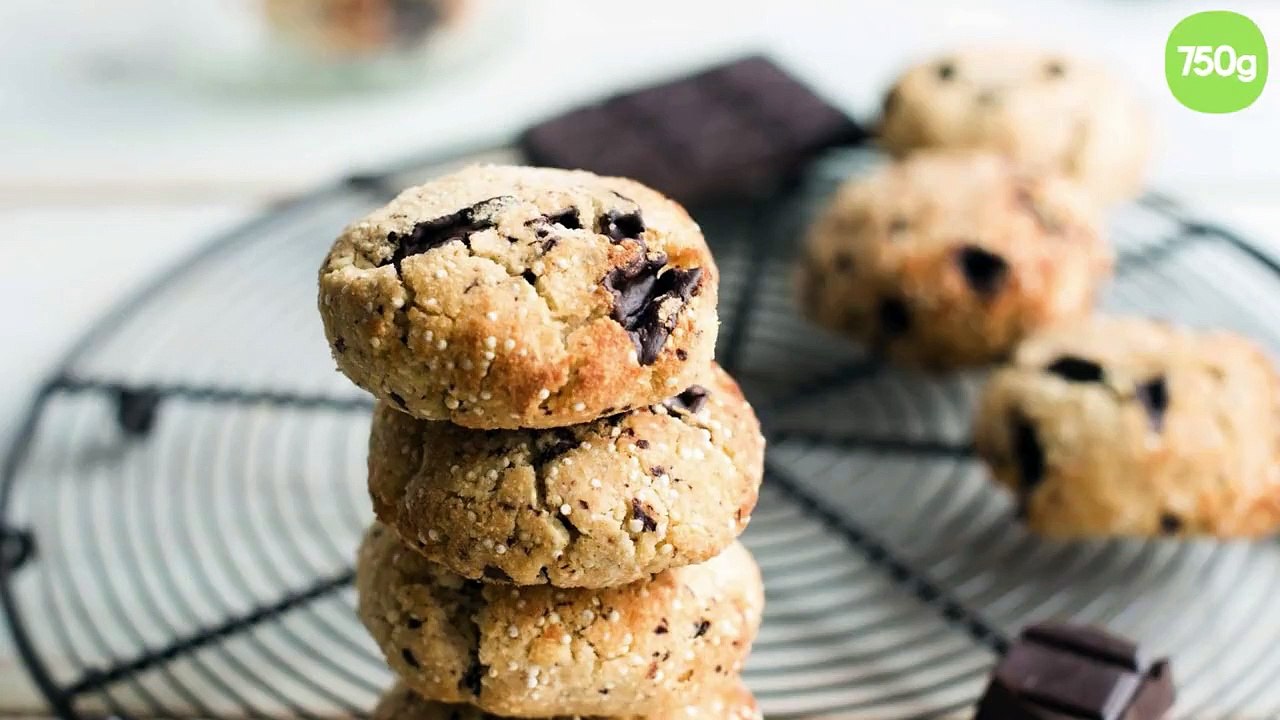 Cookies de quinoa aux pépites de chocolat