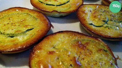 Flan au boursin et aux courgettes