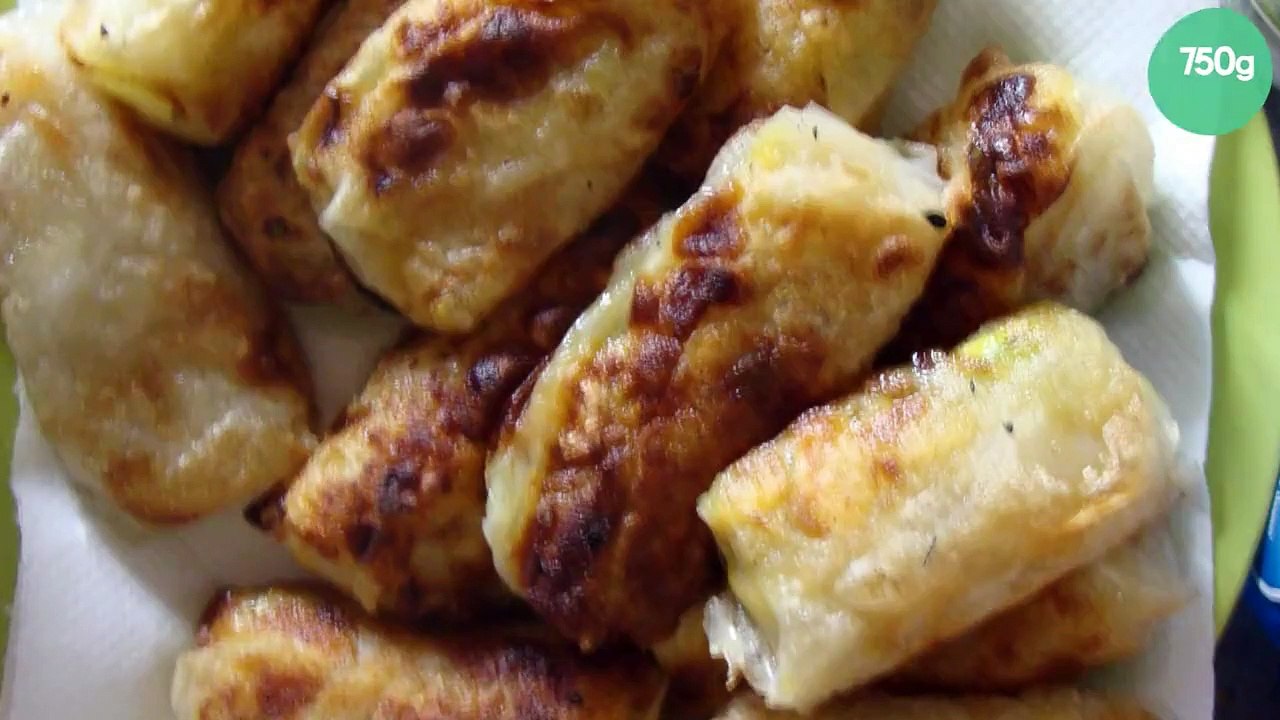 Nems de courgettes maison