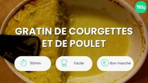 Gratin de courgettes et de poulet