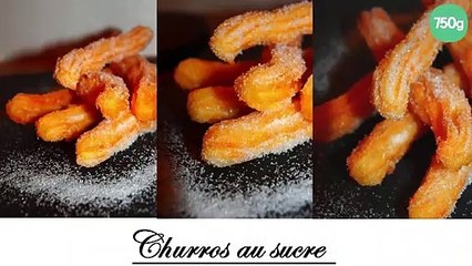 Churros au sucre ( ou chichis )