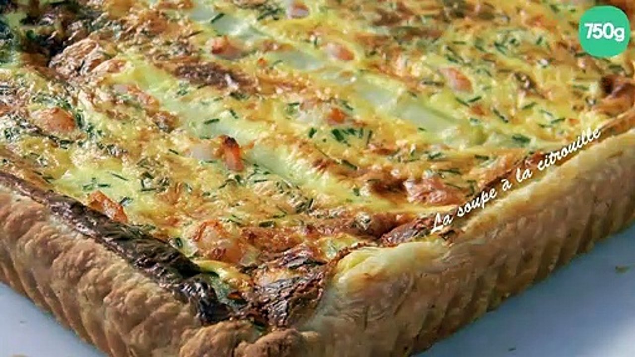 Quiche aux asperges blanches de Sologne et aux crevettes