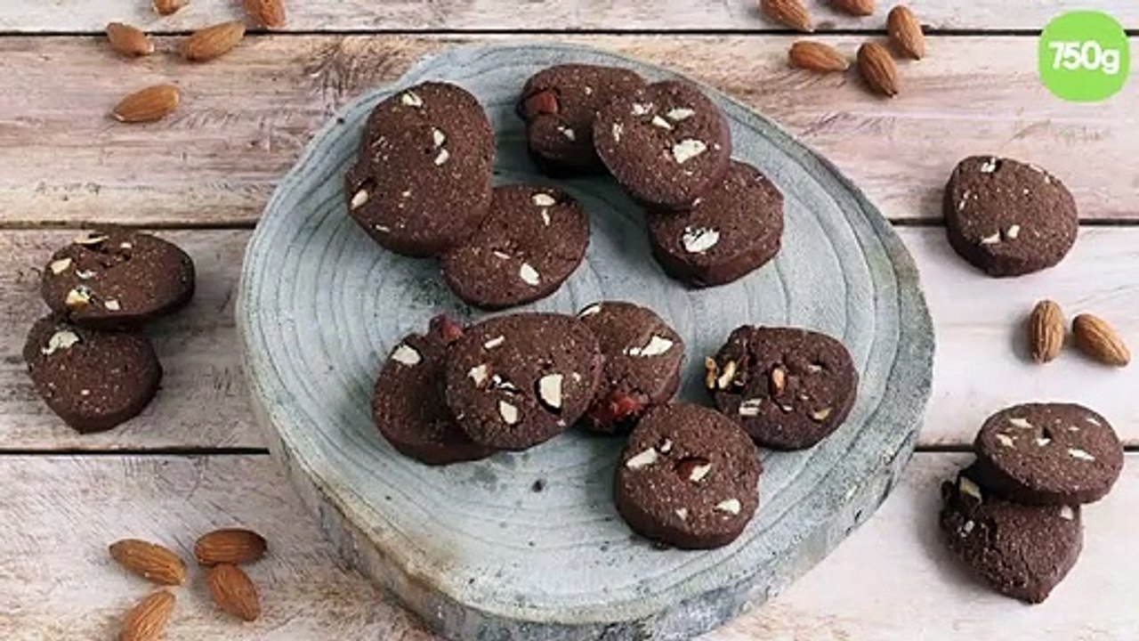 Sablés vegan au cacao et amandes